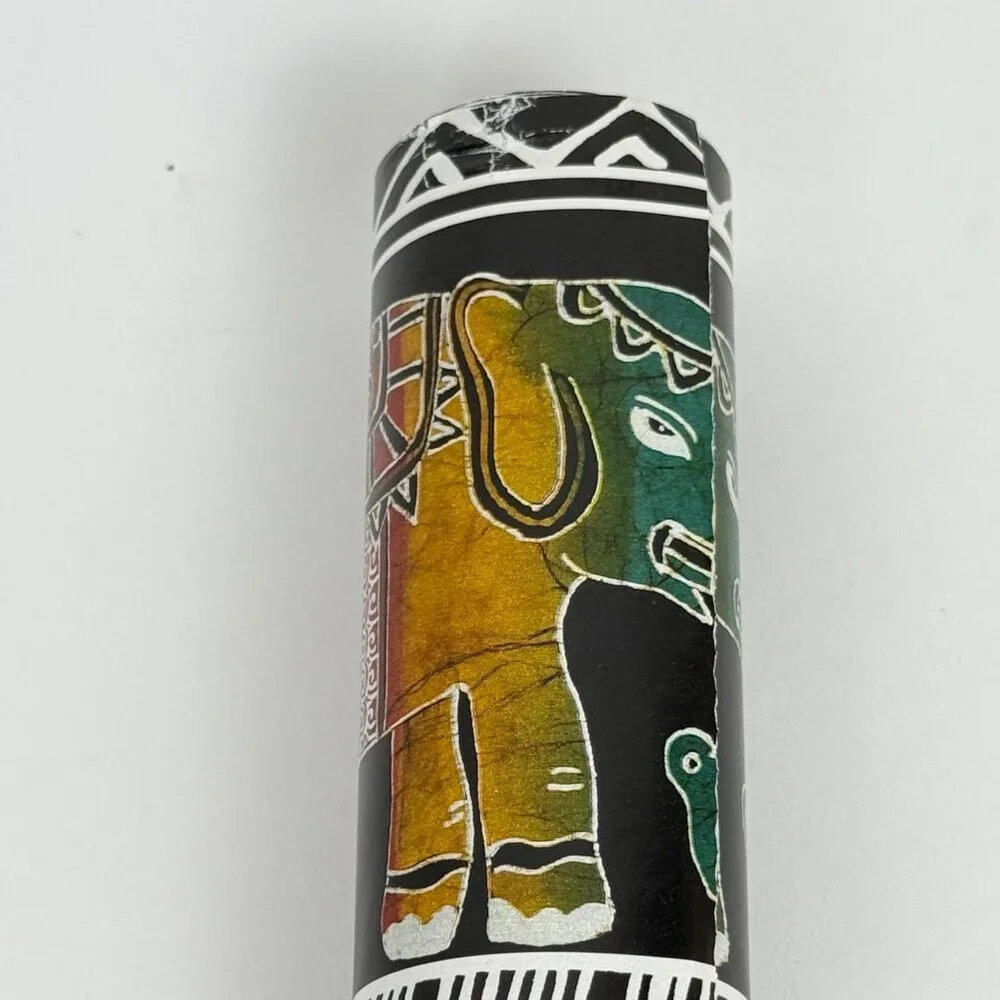 Sally Foster Elephant Walk Gift Wrap Vintage Wrapping Paper Roll Multicolor NEW